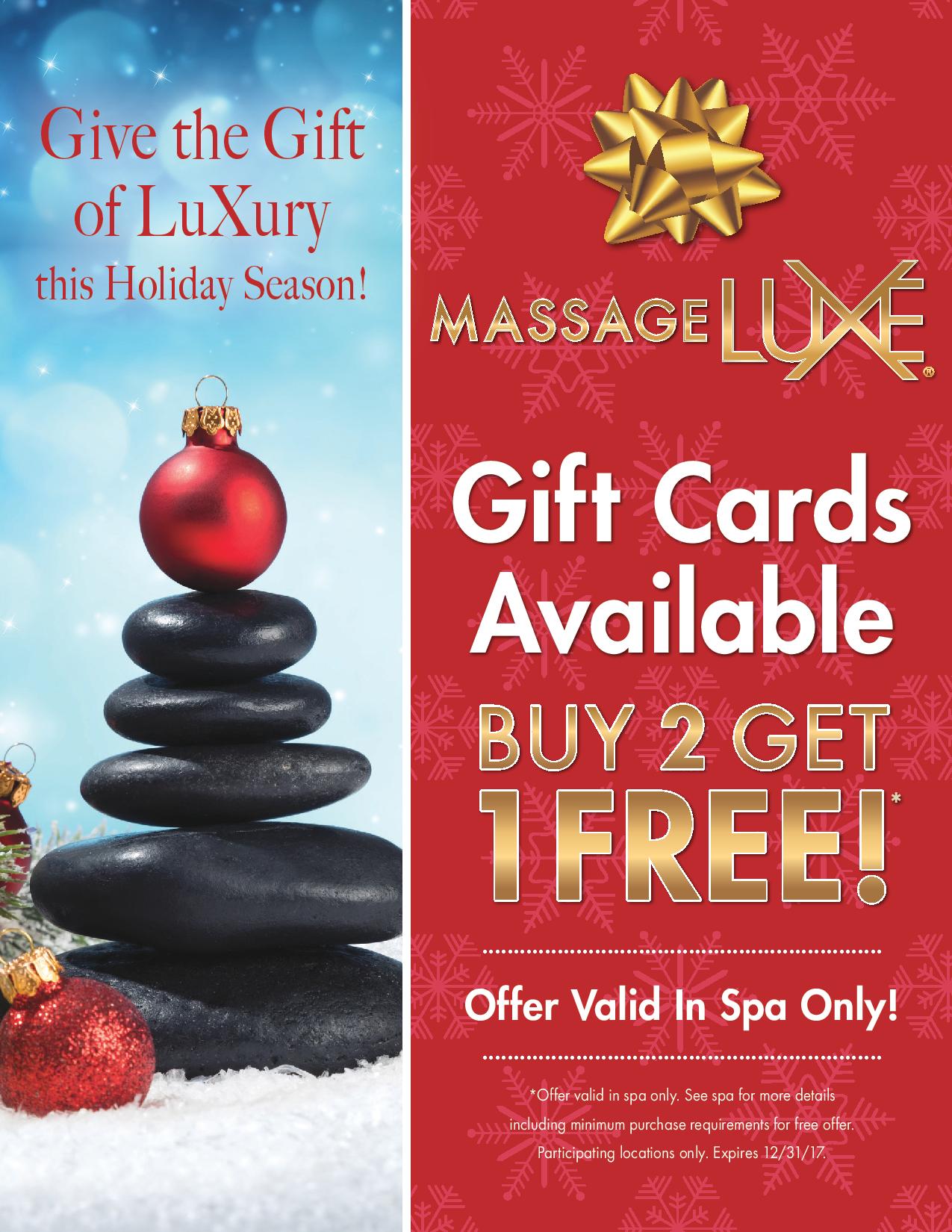Buy 2 Get 1 Free T Cards At Massageluxe Massageluxe Edwardsville Nearsay 